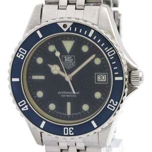 TAG HEUER 1000 Diver Steel Quartz Mens Watch 980.613 Vintage